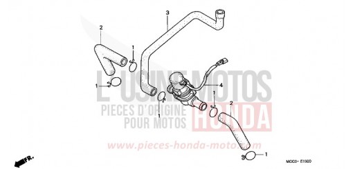 SOUPAPE D'AIR CB1100SF1 de 2001